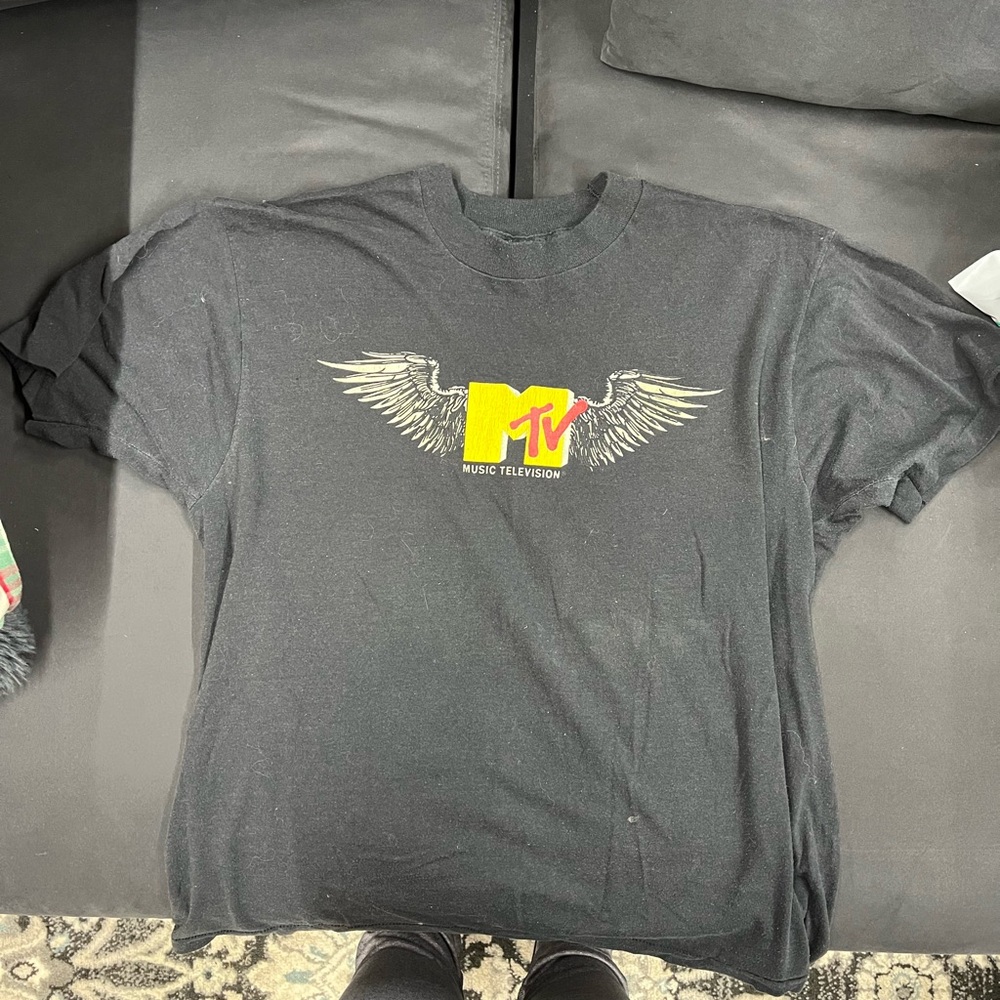 RARE Vintage SS Single Stitch MTV T-Shirt